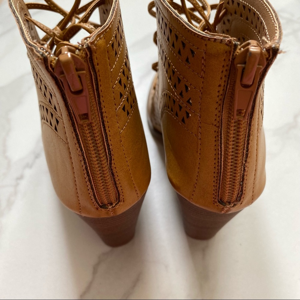 Altar’d State laser cut open toe booties - Picture 3 of 6
